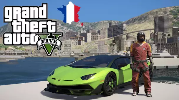 JE ME RENDS EN FRANCE POUR UNE COURSE AUTOMOBILE ! GTA 5 'RP'