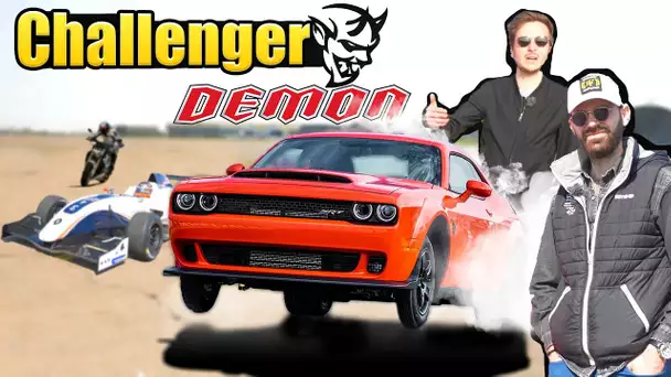 Essai Dodge Challenger DÉMON 808ch : Sortez l’eau bénite