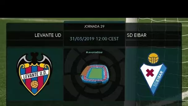 Calentamiento Levante UD vs SD Eibar