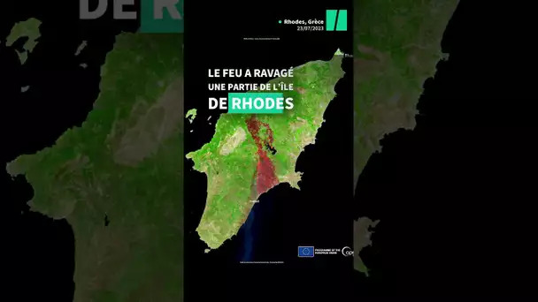 Ces images satellites saisissantes montrent l’ampleur des incendies en Grèce