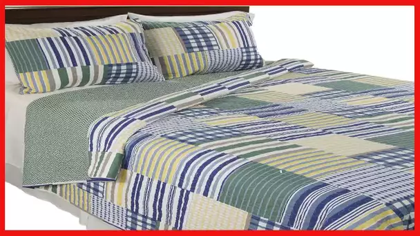 Lavish Home Lynsey 2 Piece Quilt Set-Twin, Multicolor