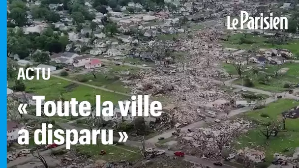 Tornade dévastatrice aux États-Unis : les images de la ville de Greenfield en lambeaux