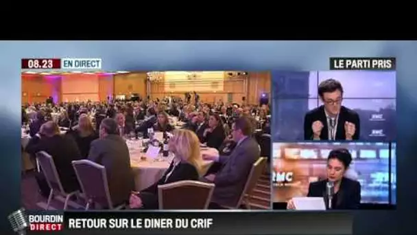 Le parti pris d&#039;Apolline de Malherbe : Dîner du Crif : 'Roger Cukierman a tout raté !' - 24/02