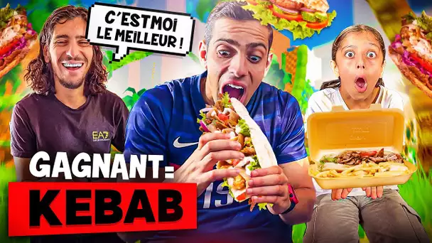 LE GAGNANT MANGE UN MÉGA KEBAB ! 😍🍟 ( Ma soeur est trop FORTE)