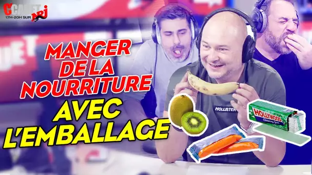 ON MANGE DE LA NOURRITURE AVEC L&#039;EMBALLAGE #1