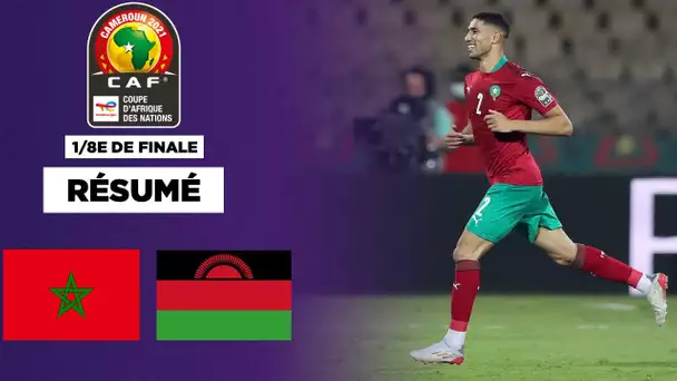 Résumé : Hakimi fait le show face au Malawi et emmène le Maroc en quarts