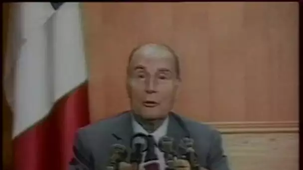 Mitterrand sur son malaise