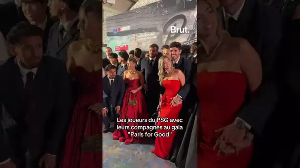 Les joueurs du PSG avec leurs compagnes au gala "Paris for Good".