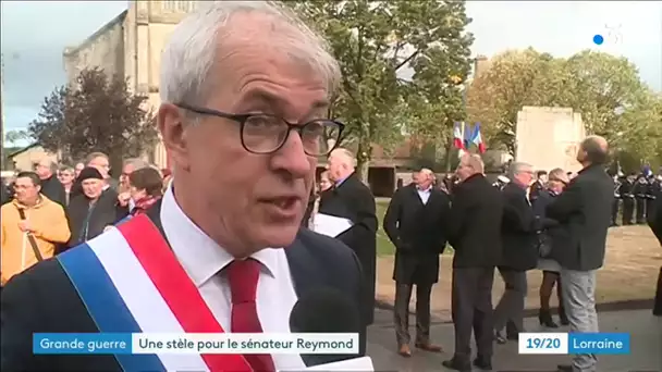 Firey : une stèle en hommage au sénateur aviateur Emile Reymond