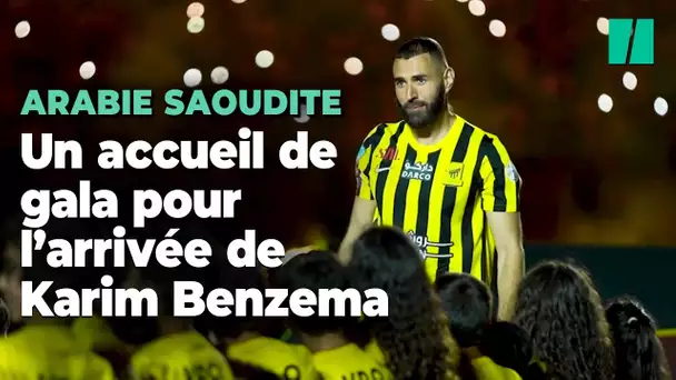 Benzema acclamé lors d’un show monumental pour son arrivée en Arabie saoudite