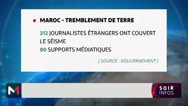 Maroc : 312 journalistes étrangers ont couvert le séisme