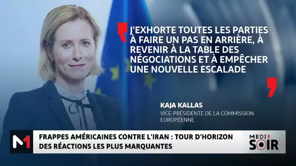 Frappes américaines contre l'Iran : Tour d'horizon des réactions les plus marquantes