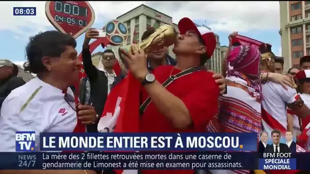 À Moscou, le mélange des cultures pour le début de la Coupe du monde