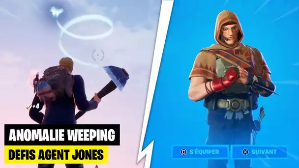 ENQUÊTE SUR L'ANOMALIE DÉTECTÉE A WEEPING WOODS ! (FORTNITE DEFIS AGENT JONES)