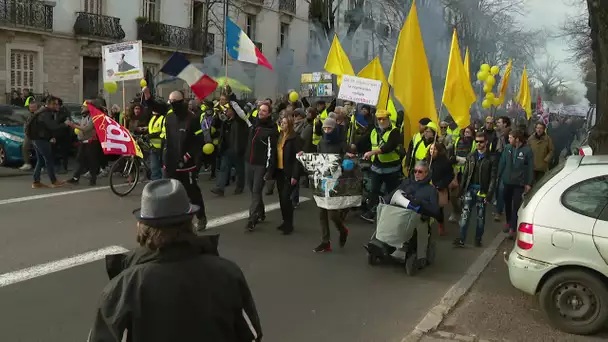 Dijon : manifestation du 11 janvier contre la réforme des retraites