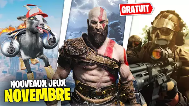 10 NOUVEAUX JEUX POUR NOVEMBRE 2022 ! (+ JEU GRATUIT)