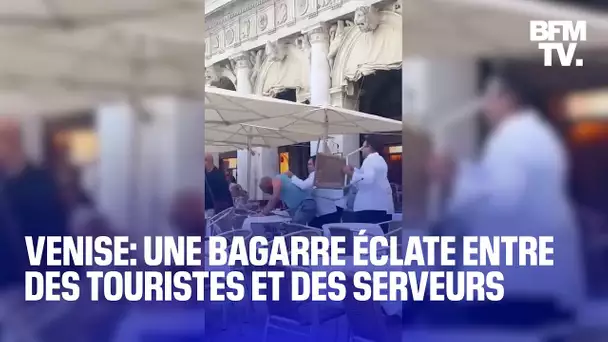 Une bagarre éclate entre des touristes et des serveurs à Venise