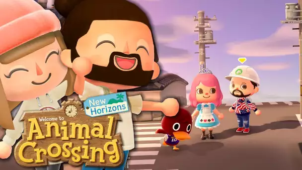 ON CONSTRUIT UNE VILLE JAPONAISE SUR NOTRE ÎLE ! | ANIMAL CROSSING NEW HORIZONS EPISODE 23 CO-OP