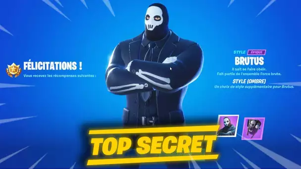 AGENT BRUTUS : VOLER LES PLANS DE SECURITE ET LES LIVRER A OMBRE ! (FORTNITE SECRET SAISON 2)