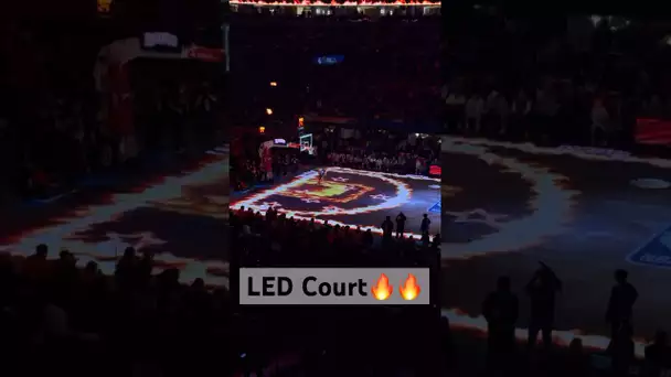 The LED Court Was A Sight To See At The 2024 #NBAAllStar Weekend! 👀🔥| #Shorts