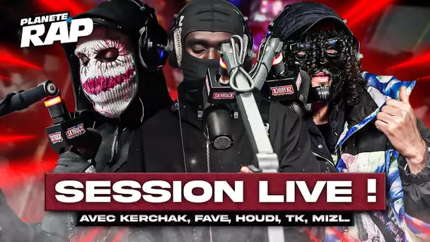 SESSION FREESTYLE avec Kerchak, Favé, Houdi, TK, Mizi... #PlanèteRap