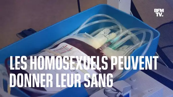 Les hommes homosexuels ou bisexuels peuvent désormais donner leur sang sans condition