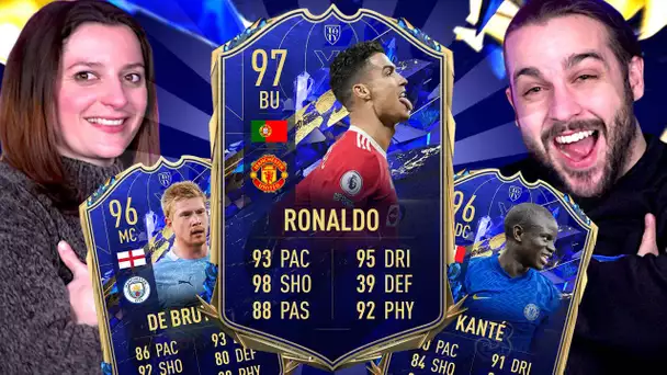 ON A BATTU NOTRE RECORD DE TOTY DANS CES DRAFT FIFA 22 ! CR7 TOTY DRAFT FIFA 22