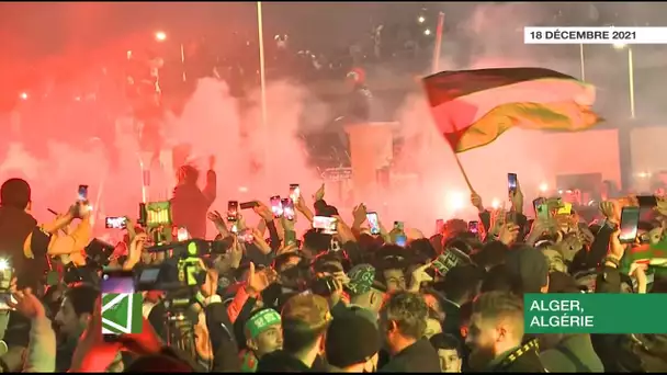 Algérie : les supporters en liesse après la victoire du pays à la Coupe arabe de football