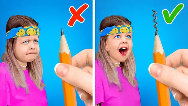 INCROYABLES ASTUCES POUR L'ÉCOLE QUI VONT TE SURPRENDRE ! IDÉES DIY FACILES & IDÉES D'ART