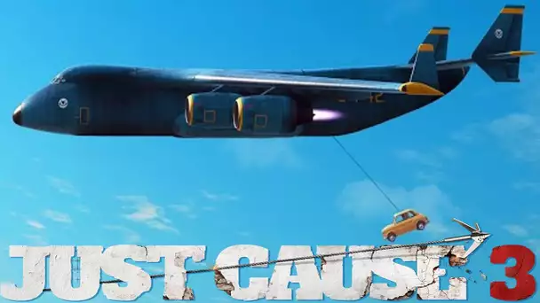 JUST CAUSE 3 EXPÉRIMENTATION AVEC LE GROS AVION