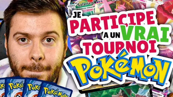 Je PARTICIPE à un VRAI TOURNOI POKÉMON ! (c'était dur)