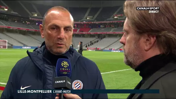 Ligue 1 Conforama - Michel Der Zakarian se confie avant Lille / Montpellier