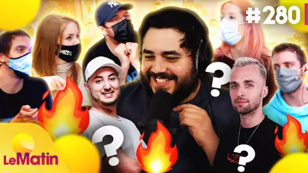 Doigby sauverait plutôt Squeezie ou Gotaga d'un immeuble en feu ? 🤔🔥 | Le Matin #280