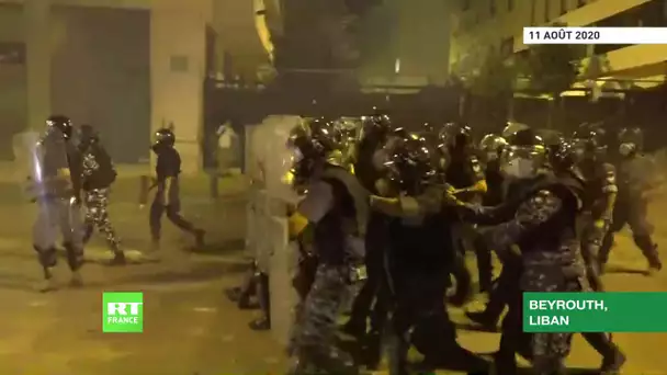 Beyrouth : gaz lacrymogènes, des blessés lors d’une nouvelle manifestation contre le gouvernement