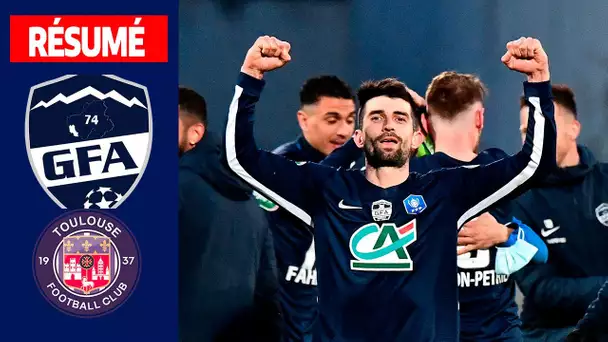 Les buts de GFA Rumilly-Vallières (N2) - Toulouse FC (L2) I Coupe de France 2020-2021