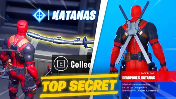 TROUVER LES KATANAS DE DEADPOOL ! (FORTNITE SECRET DEADPOOL SAISON 2)