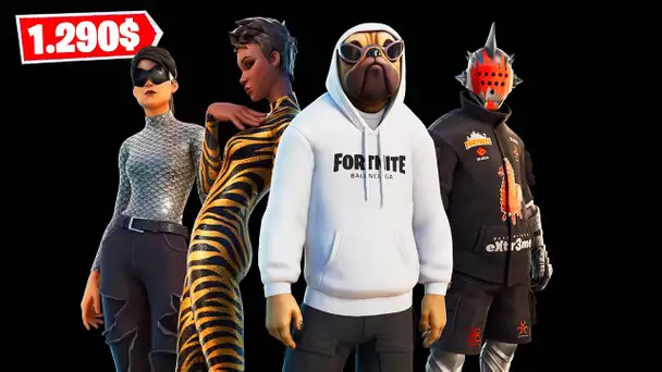 FORTNITE X BALENCIAGA ! DES SKINS BALENCIAGA ET DES VESTE A 1290$ ! (FORTNITE NEWS)