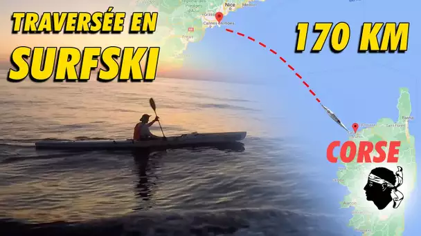 Il traverse la Méditerranée en Surfski !