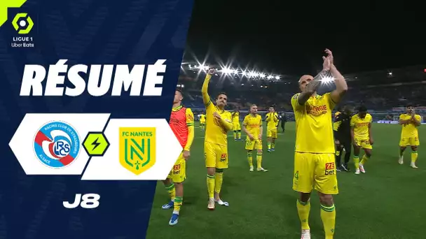 RC STRASBOURG ALSACE - FC NANTES (1 - 2) - Résumé - (RCSA - FCN) / 2023-2024