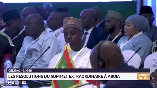CEDEAO-Niger : Les résolutions du sommet extraordinaire à Abuja