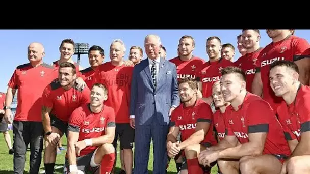Rugby : le Prince de Galles aux côtés de son équipe au Japon