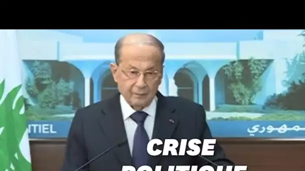Pour Michel Aoun, le Liban se dirige "vers l'enfer" s'il n'a pas vite un nouveau gouvernement