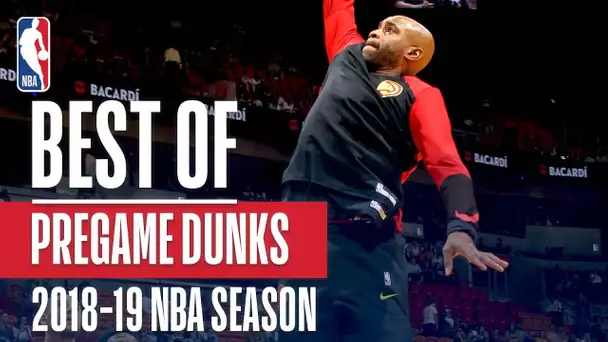 NBA's Best Pregame Dunks | 2018-19 NBA Season | #NBADunkWeek