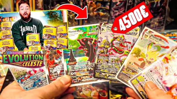 MEILLEURE Ouverture 250 BOOSTERS Pokemon RARE EVOLUTION CELESTE ! 4500 EUROS CARTE SECRETE !