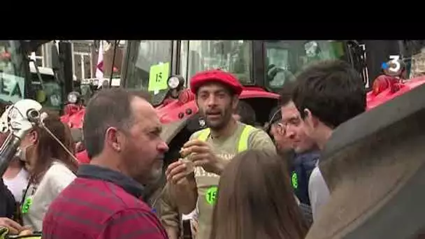 Aveyron : des milliers d’agriculteurs ont convergé vers Clermont-Ferrand dont 300 aveyronnais