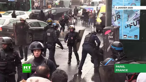 Réforme des retraites : heurts entre manifestants et policiers à Paris