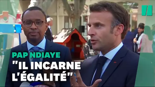 Emmanuel Macron explique pourquoi il a choisi Pap Ndiaye à l'Éducation