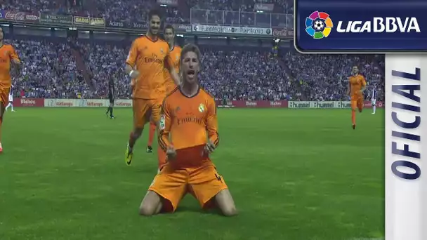 Sergio Ramos' amazing free-kick goal against Valladolid