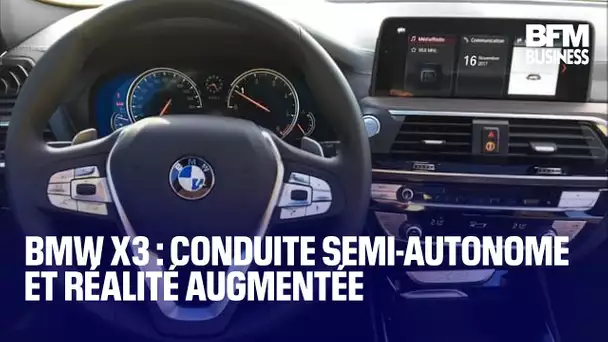 BMW X3 : conduite semi-autonome et réalité augmentée