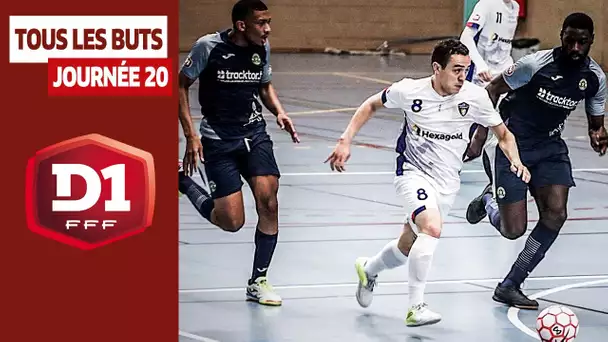 D1 Futsal, Journée 20 : Tous les buts